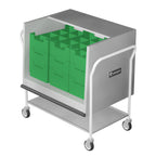 Thumbnail image #1 for Caddy T-195 Stainless Steel Multi-Purpose , Unheated, Double-Sided Open, with Storage Undershelf, 39-3/4"W x 27-1/4"D x 40-3/4"H