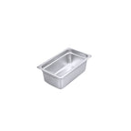 Thumbnail image #1 for CAC China STPQ-22-4 1/4-Size Solid Stainless Steel Steam Pan, 4" Deep, 22 Gauge Case of 48