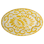 Thumbnail image #1 for Steelite Zaba Paloma Sand A123P145 China Oval Platter with Rolled Edge, 13.75" x 9.125" 1 Dozen