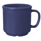 Thumbnail image #1 for G.E.T. GET S-12-PB . . 12 oz Peacock Blue SAN Plastic Mug with Handle, Stackable Dozen Case of 2 Dozen