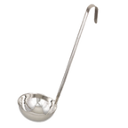Thumbnail image #1 for Alegacy Foodservice Products Optima 8843 3 oz One-Piece Stainless Steel Ladle with 11-1/2 in Grooved Handle Case of 12