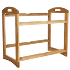 Thumbnail image #1 for Mikasa Hospitality (Lifetime Brands, Inc.) Select Concept BQ208L 2-Tier Buffet Stand, Black Oak, Holds GN 1/1 and 1/2