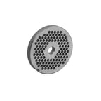 Thumbnail image #1 for Alfa International 12 5/32 HBLS Meat Chopper Plate, #12 Hubless, 5/32" Hole, Stainless Steel