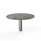 Thumbnail image #1 for Steelite Mogogo, Modular MGCIAY08GSXX Round High Display Shelf, 24" Diameter x 12-1/2"H, Gray Slate Laminate