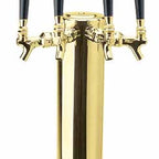 Thumbnail image #5 for Micro Matic USA DS-244-PVDKR 4-Faucet Glycol-Cooled Countertop Column Draft Beer Tower, Polished Stainless Steel