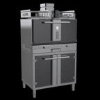 Thumbnail image #1 for Kopa Grilling Solutions KOPA TYPE 501SOS Charcoal Oven, 36"W x 27-1/2"D x 66-3/10"H, Cabinet Stand, Heated Open Shelf