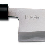 Thumbnail image #1 for JB Prince Kanemasa Y802 15 Japanese Deba Knife, 6-Inch Forged High-Carbon Stainless Steel Blade, Wood Handle