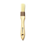 Thumbnail image #1 for Browne USA Foodservice 61200-1 1-Inch Flat Pastry Brush, Boar Bristle, Wood Handle