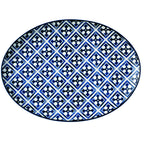 Thumbnail image #1 for Cardinal Candour Azure by Arcoroc FK645 Oval Porcelain Platter, Coupe Rim, 12.25 x 8.875 in 1 Dozen