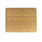 Thumbnail image #1 for G.E.T. Fo Bwa - EGS M1215RCFP-BB Melamine Rectangular Serving Board with Pocket, Faux Bamboo Wood Look, 15 x 12 x 1/2 in Case of 6