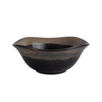 Thumbnail image #1 for CAC China VEN-MB9 Soup/Salad Bowl, 50 oz, 9-inch, Midnight Black/Desert Beige 1 Dozen