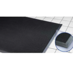 Thumbnail image #1 for Cactus Mat 35-3239 Finger Top Flexible Scraper Mat, Black Rubber, 32" x 39", 5/8" Thick