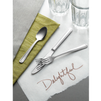 Thumbnail image #2 for 1880 Hospitality Oneida® 2669STSF Demitasse Spoon, 6", Smooth Linear Border, 18/0 Stainless Steel Pack of 3 Dozen