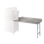 Thumbnail image #1 for Tarrison Products Ltd. TA-CDT36L Straight Clean Dish Table, 36"W x 30"D, Right-to-Left, 7"H Splash, 16-Gauge Stainless Steel