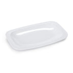 Thumbnail image #1 for G.E.T. Siciliano OP-116-W Melamine Oval Platter, White, 12-1/2" x 8-1/4", Rounded Corners 1 Dozen