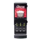 Thumbnail image #1 for Curtis CAFEPC3CS10000 Commercial Powder Cappuccino Machine, 3-Station, Automatic Water, 4 lb Removable Hopper, 1,800 W