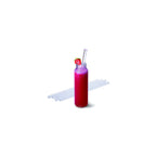 Thumbnail image #1 for Kadra Kitchenware Simax SX-41231/6 Glass Drinking Straw, 9", Includes Cleaning Brush Case of 6