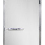 Thumbnail image #1 for Continental Refrigerator Designer Line D1RENSSPT-SD-GD 1-Section Pass-Through Reach-In Refrigerator, Stainless Steel, Solid/Glass Doors
