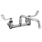 Thumbnail image #1 for Component Hardware Encore KL54-8116-SE4 Wall-Mount Pre-Rinse Faucet, 8" Centers, 16" Stainless Steel Spout, Ceramic Valves