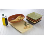 Thumbnail image #2 for G.E.T. Belize - EGS M2011RC-NW Rectangular White Melamine Serving Tray, 20 x 11 x 1-1/4 in Case of 3
