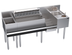 Thumbnail image #6 for Krowne Zero-Step 68-Inch Underbar Beverage Workstation with Center Ice Bin, 10-Circuit Cold Plate, Dump Sink, and Speedrail
