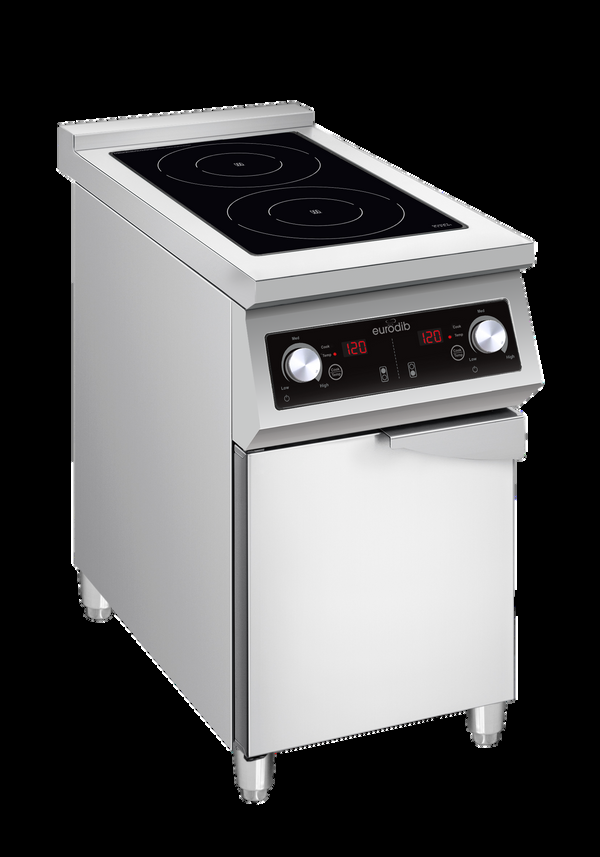Product image #5 for Eurodib USA Commercial Freestanding Induction Cooktop with Dual 3,500W Zones