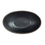 Thumbnail image #1 for Steelite International Delfin, Grey Stone 7199TM020 Medium Oval Melamine Bowl, Gray, 25 oz, 8.5 x 5.25 x 3 in Case of 3 Dozen
