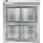 Thumbnail image #2 for Continental Refrigerator Designer Line D2RENSGDHD Two-Section Wide Reach-In Refrigerator, Sliding Glass Doors, Top-Mounted Refrigeration