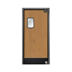 Thumbnail image #1 for Curtron Products Service-Pro® Series 35 SPD-35-L-GK-3684 Single Swinging Door, 36"W x 84"H x 1-5/8" Thick, HPL, 9" x 14" Windows