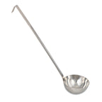 Thumbnail image #1 for Browne USA Foodservice Ultra 7746 Stainless Steel Ladle, 6 oz, 13"L, One-Piece