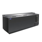 Thumbnail image #1 for Valpro Commercial Refrigeration VP Series VPB95 Three-Section Bottle Cooler, 95"W, Side-Mount Compressor, Black Exterior
