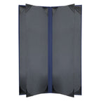 Thumbnail image #2 for Risch LINEN-6V 4.25X14 Vinyl Hardback Menu Cover, 4-1/4 x 14 in, Single, 6-View Booklet Case of 25