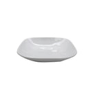 Thumbnail image #1 for G.E.T. Arctic Mill SB-48-AM-W . . Melamine Entrée/Salad/Pasta Bowl, White, 1-1/2 qt., Square, 10-1/4" 1 Dozen