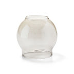 Thumbnail image #1 for Hollowick/Steelite 35S Glass Smoke Bubble Fitter Globe, 4" Diameter x 3-1/8"H, for 3" Fitter Base