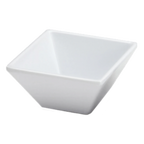 Thumbnail image #1 for G.E.T. Siciliano ML-278-W White Square Melamine Bowl, 8 oz, 4-inch Case of 12