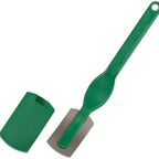 Thumbnail image #2 for JB Prince B866 Baguette Scoring Baker’s Blade, 5-Inch Stainless Steel Blade, Green Plastic Handle, Protective Cover