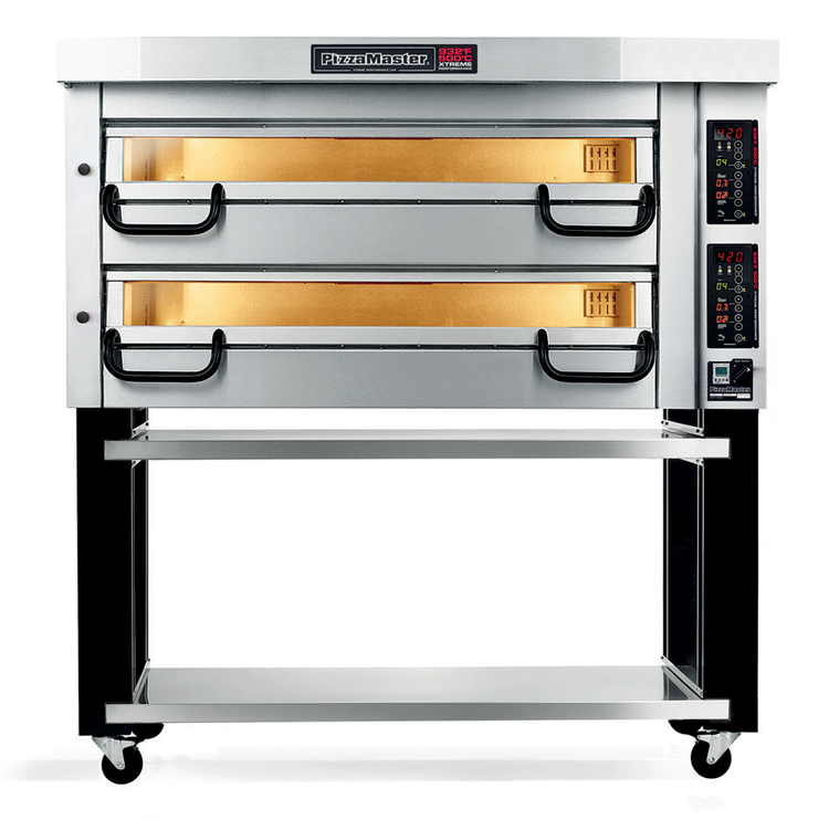 Product image #5 for PizzaMaster PM 832ED Two-Deck Electric Pizza Deck Oven with Ceramic Clay Stones