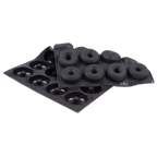 Thumbnail image #1 for JB Prince MA112 24-Cavity Silicone Donut Mold, Flexible, 4-1/2 oz. Capacity per Cavity