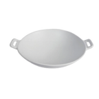 Thumbnail image #1 for G.E.T. Bugambilia FRW13WW . . Handled Cast Aluminum Wok Bowl, 9.4 qt., Round, Resin-Coated Solid White