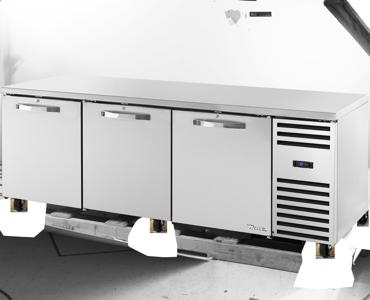 Product image #5 for True SPEC SERIES 3-Section Deep Undercounter Solid Door Refrigerator, Stainless Steel, Side-Mounted Self-Contained
