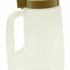 Thumbnail image #1 for TableCraft Products Option PP32BE 32 oz Plastic Syrup Dispenser, Beige, Graduated Markings Case of 6