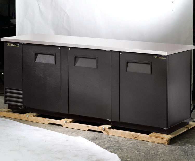 Product image #5 for True Pass-Thru Three-Section Back Bar Cooler with 6 Solid Swing Doors