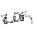 Thumbnail image #1 for Component Hardware Encore KL54-8016-MK Commercial Pre-Rinse Faucet, Wall Mount, 8-Inch Centers, 16-Inch Stainless Steel Swing Spout