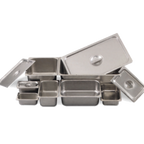 Thumbnail image #1 for Alegacy Foodservice Products 8144 1/4 Size 3 qt Stainless Steel Steam Table Pan, 4" Deep, 24 Gauge Case of 12