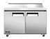 Thumbnail image #5 for Juneau 48-Inch Two-Section Refrigerated Prep Table, 12-Pan Capacity, Rear-Mounted Self-Contained