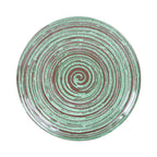 Thumbnail image #2 for G.E.T. Stardust - EGS B399088-SDG Round Green Melamine Plate, 8-3/4" Diameter x 3/4" High Case of 6