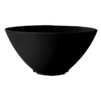 Thumbnail image #1 for G.E.T. San Michele B-791-BK Round Melamine Bowl, 4 qt, 11 in Diameter x 5-1/4 in High, Black Case of 6