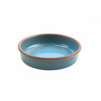 Thumbnail image #1 for G.E.T. Stone Heart by Graupera SH.AZC-0120SABLU Blue Terracotta Casserole Dish, 8.66"W x 8.66"D x 21.26"H Case of 10