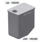 Thumbnail image #1 for Server Products 100280 Direct-Pour Condiment Dispenser Food Jar, 1.3 Gallon, Dishwasher Safe