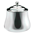 Thumbnail image #1 for Steelite Walco, Soprano WLCX529L 10 oz Stainless Steel Sugar Bowl with Lid, Mirror Finish